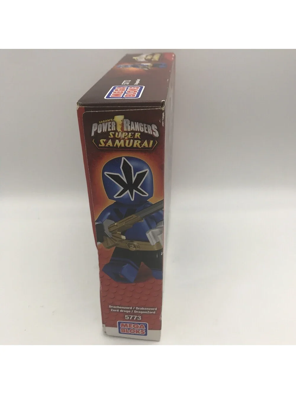 MEGA BLOKS Saban’s Power Rangers Samurai 115 Pcs Dragonzord 5773 Blue Ranger
